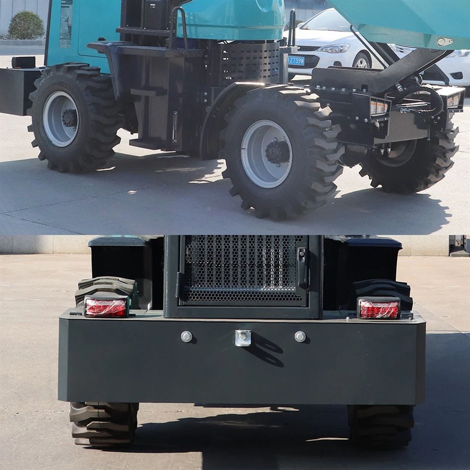 full hydraulic rotation mini dumper
